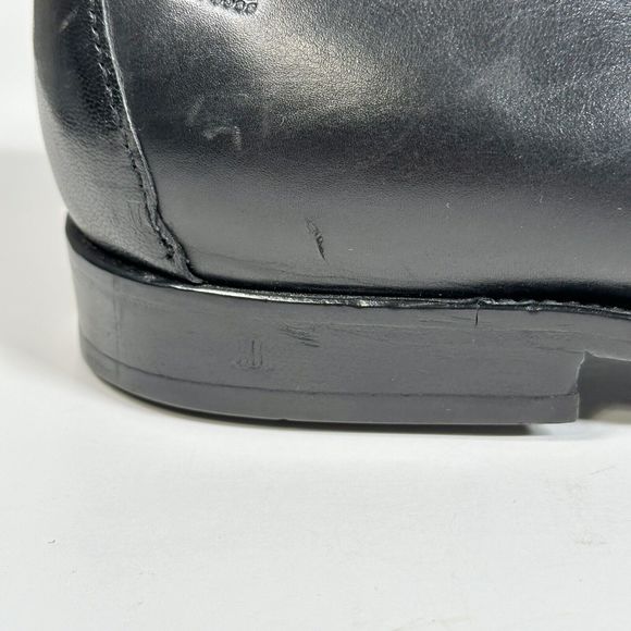 Hugo Boss Shoes Men’s Size 10 Vero Cuoio Oxford Black Leather Dress - Picture 16 of 16